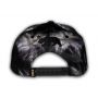 California Republic Black and Gray Snapback Hat