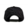 Black on Black Cali Bear Snapback Hat