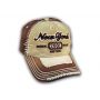Khaki on Brown Vintage New York Baseball Cap