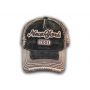 Black on Dark Gray Vintage New York Baseball Cap