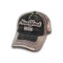Black on Dark Gray Vintage New York Baseball Cap