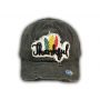 Black Thankful Washed Baseball Cap