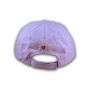 Purple Cat Mom Washed and Distressed Baseball Cap