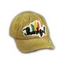 Khaki Thankful Washed and Distressed Baseball Cap