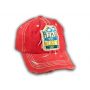 Coral Hike More Worry Less Washed and Distressed Baseball Cap