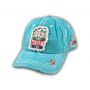 Turquoise Hike More Worry Less Washed and Distressed Baseball Cap