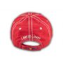 Red I Am So Loved Vintage Washed and Distressed Baseball Cap