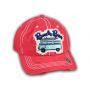Coral Beach Bum Washed and Distressed Baseball Cap