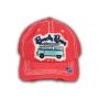 Coral Beach Bum Washed and Distressed Baseball Cap