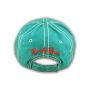 Turquoise Beach Bum Washed and Distressed Baseball Cap