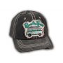 Black Beach Bum Washed and Distressed Baseball Cap