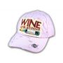 Purple Wine Is The Answer Washed and Distressed Baseball Cap