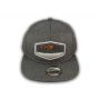 Charcoal California Republic Bear Snapback Hat