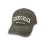 Black Redondo Beach Washed Baseball Cap