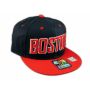 Boston Snapback Black Red Baseball Adjustable Hat Cap Flat Bill