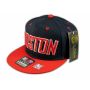 Boston Snapback Black Red Baseball Adjustable Hat Cap Flat Bill