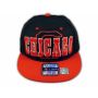 Chicago Snapback Black Red Baseball Adjustable Hat Cap Flat Bill