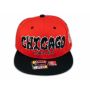 Chicago Snapback Red Black Baseball Adjustable Hat Cap Flat Bill