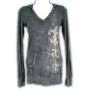 Front - Thermal Hoodie Long Sleeve Shirt All Over Print and Jewels