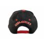 Los Angeles Snapback Black Red Baseball Hat Cap with Grenade Flat Bill