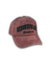 Burgundy Redondo Beach Washed Baseball Cap