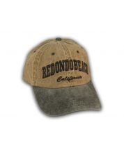 Brown and Black Redondo Beach Washed Baseball Cap
